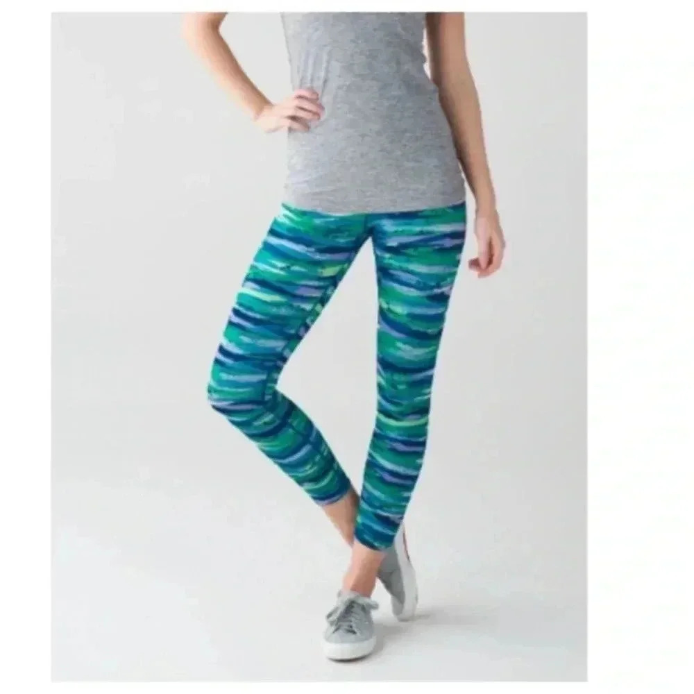 Lululemon two workout leggings BUNDLE , size 2 - Picture 2 of 8